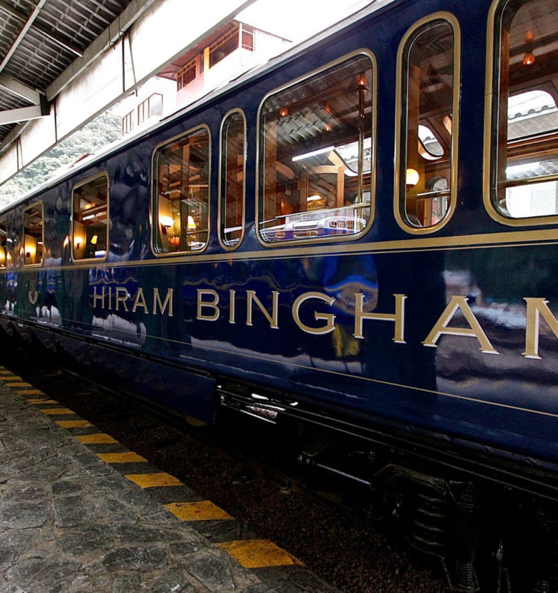 The Belmond Hiram Bingham Train 